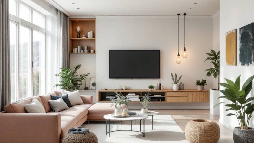 替代文本：新颖的现代当代设计家装施工服务。