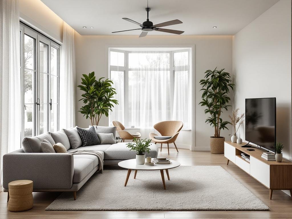 替代文本：翻新后的老屋，现代化的设计。