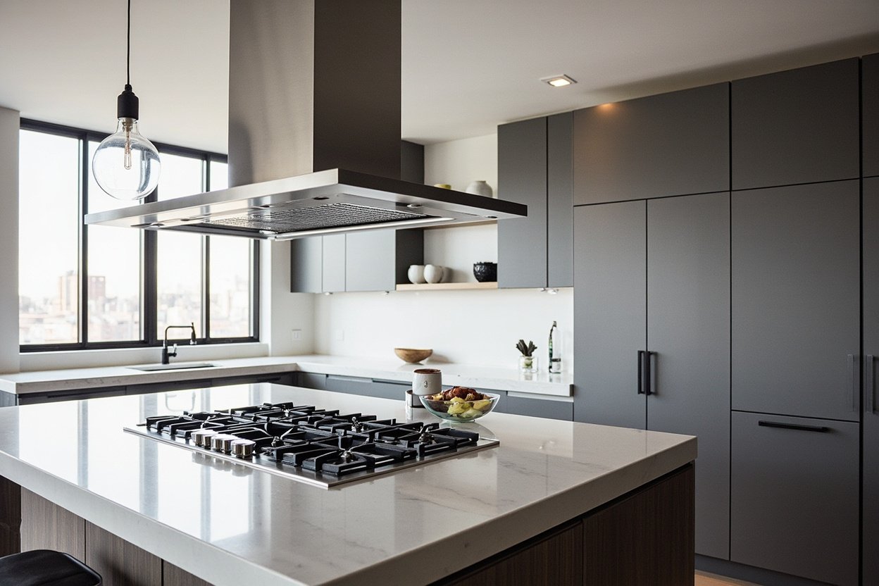 中岛抽油烟机安装