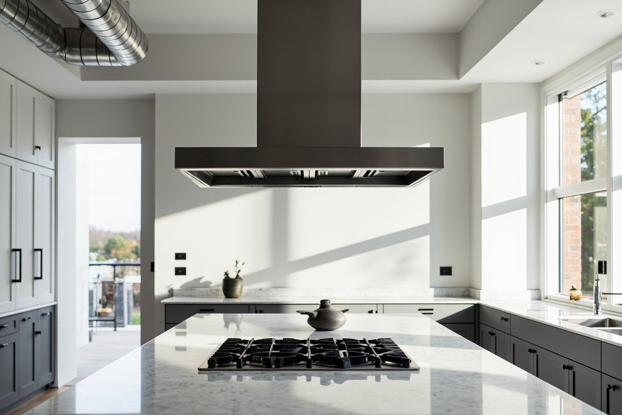 方太中岛抽油烟机安装